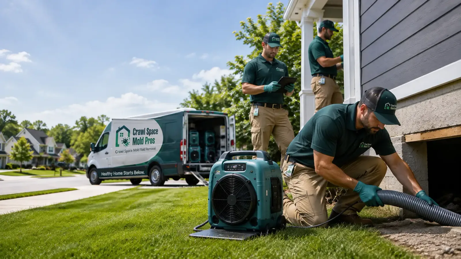Crawl Space Mold Removal in Brownsville, PA